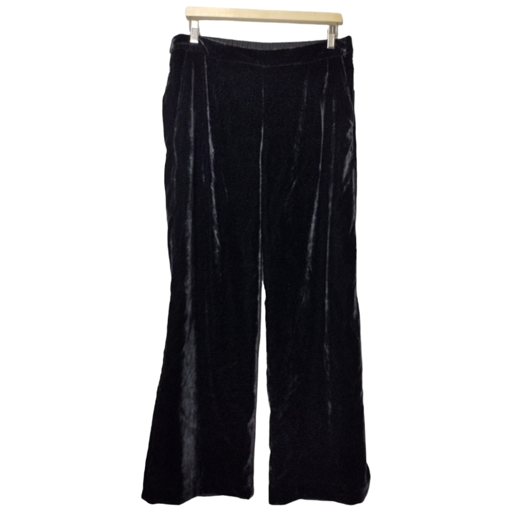 Soft Surroundings Aria Velvet Wide Leg Pant